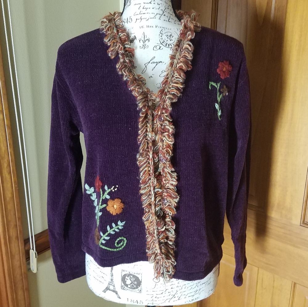 Vintage Jtwo New Your Sweater Cardigan